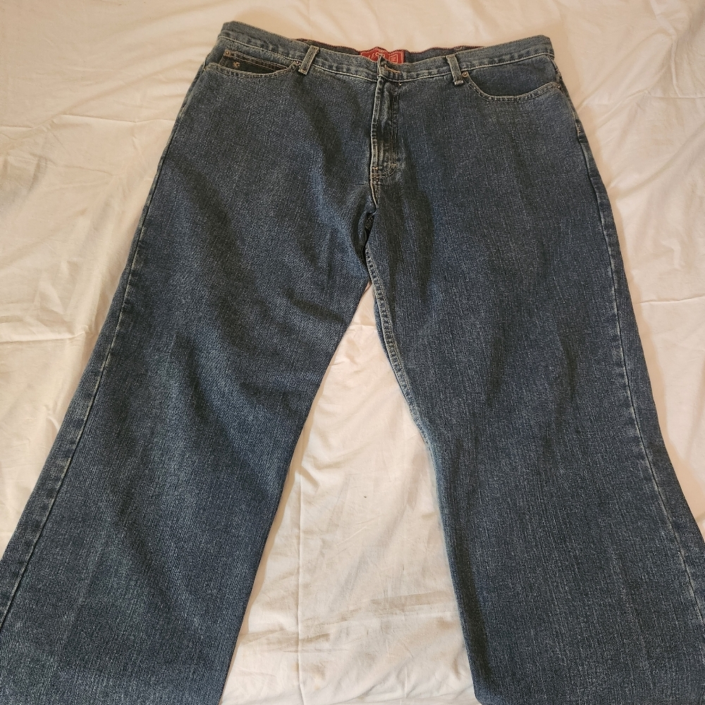 Izod Luxury Sport Blue Jeans Relaxed Fit Classic Denim